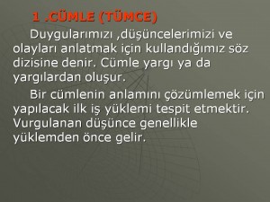 tümce_nedir